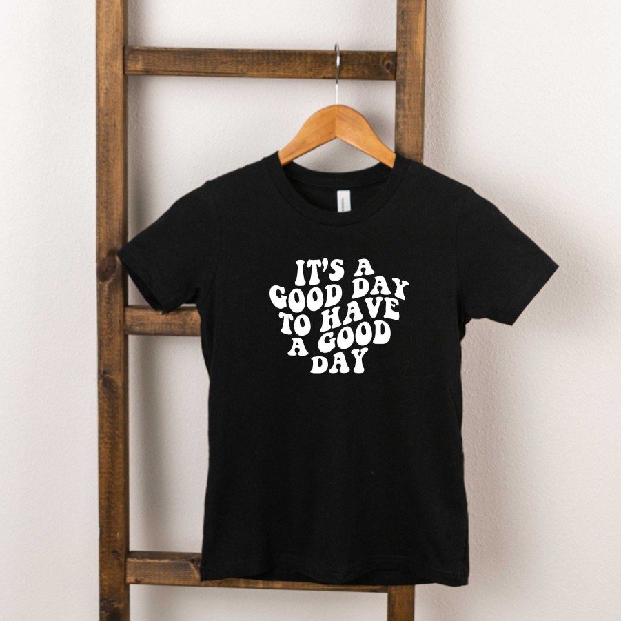 Boy The Juniper Shop | It'S A Good Day To Have A Good Day Short Sleeve Tee, Black