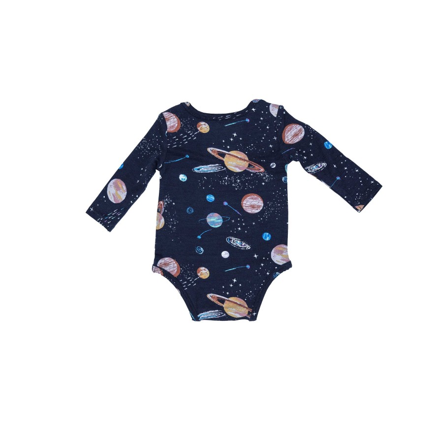 Boy Angel Dear | Long Sleeve Bodysuit, Solar System