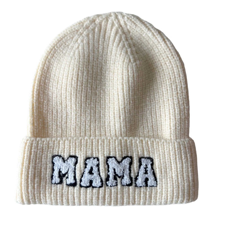 Accessories SpearmintLOVE | Mama Knit Hat, French Vanilla