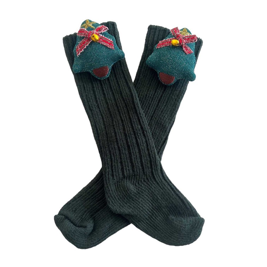 Accessories Sold by SpearmintLOVE | Over-The-Knee Socks, Christmas Tree