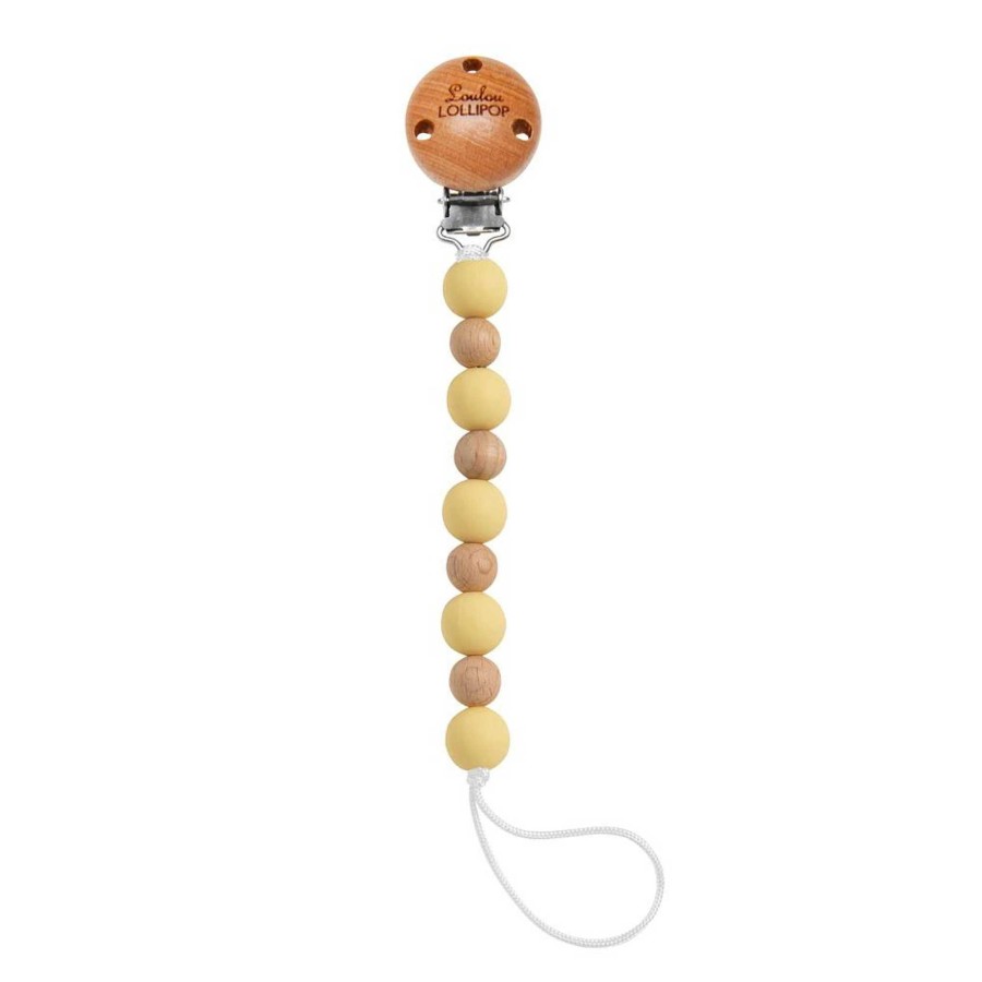 Baby Stuff Loulou LOLLIPOP Pacifier Clips | Celeste Pacifier Clip, Sun