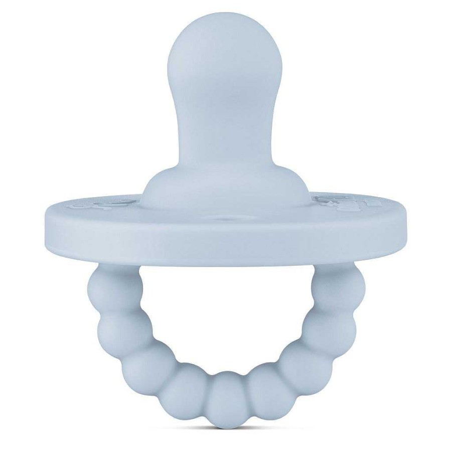 Baby Stuff Ryan & Rose | Cutie Pat Flat Pacifier, Blue