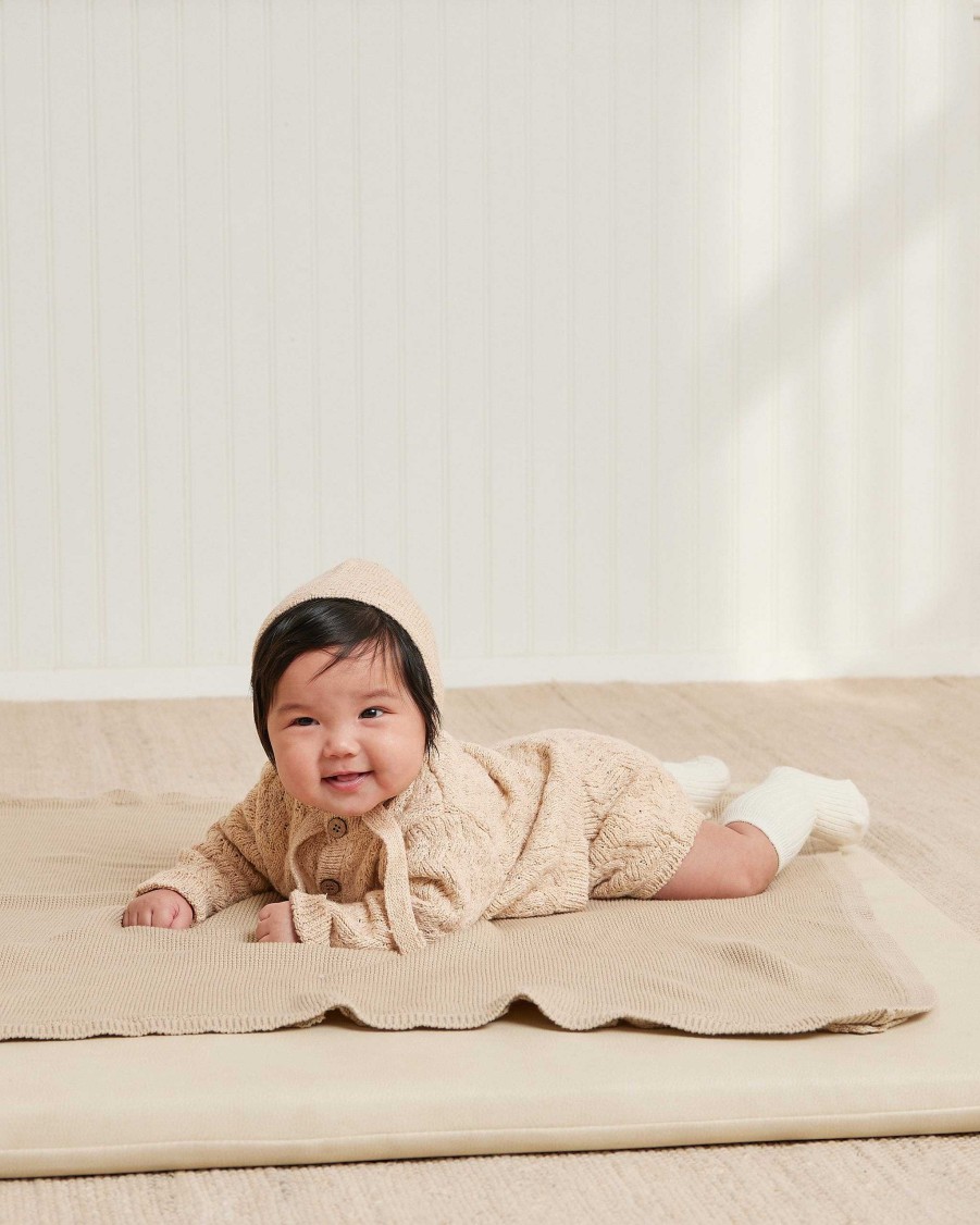 Boy Quincy Mae | Knit Bloomer, Heathered Shell