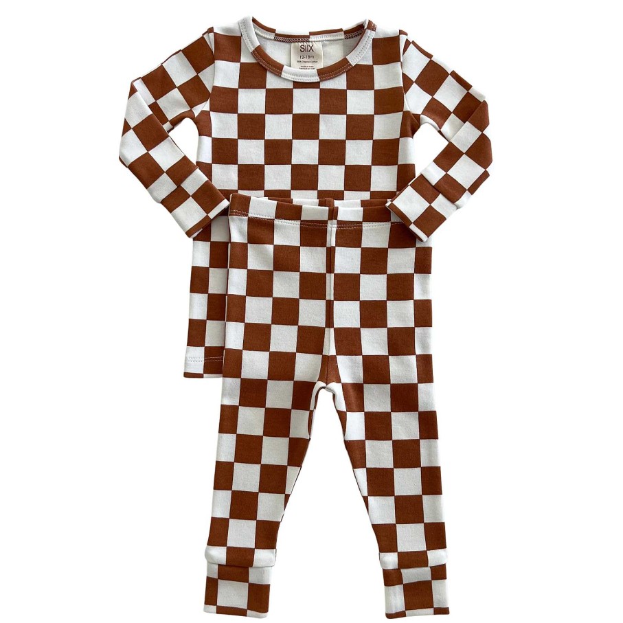 Boy SIIX Collection | Stracciatella Checkerboard / Organic 2-Piece Set