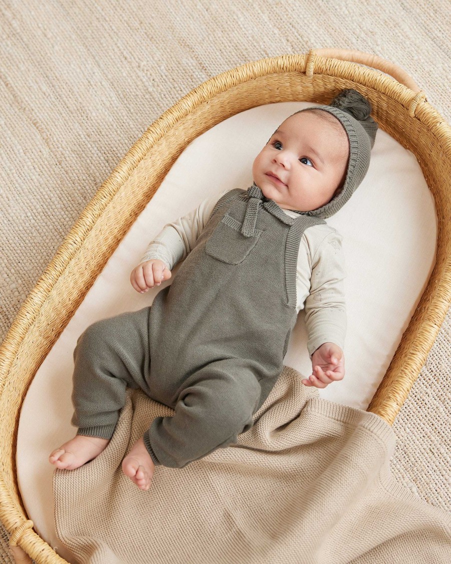 Boy Quincy Mae | Organic Knit Overall, Forest