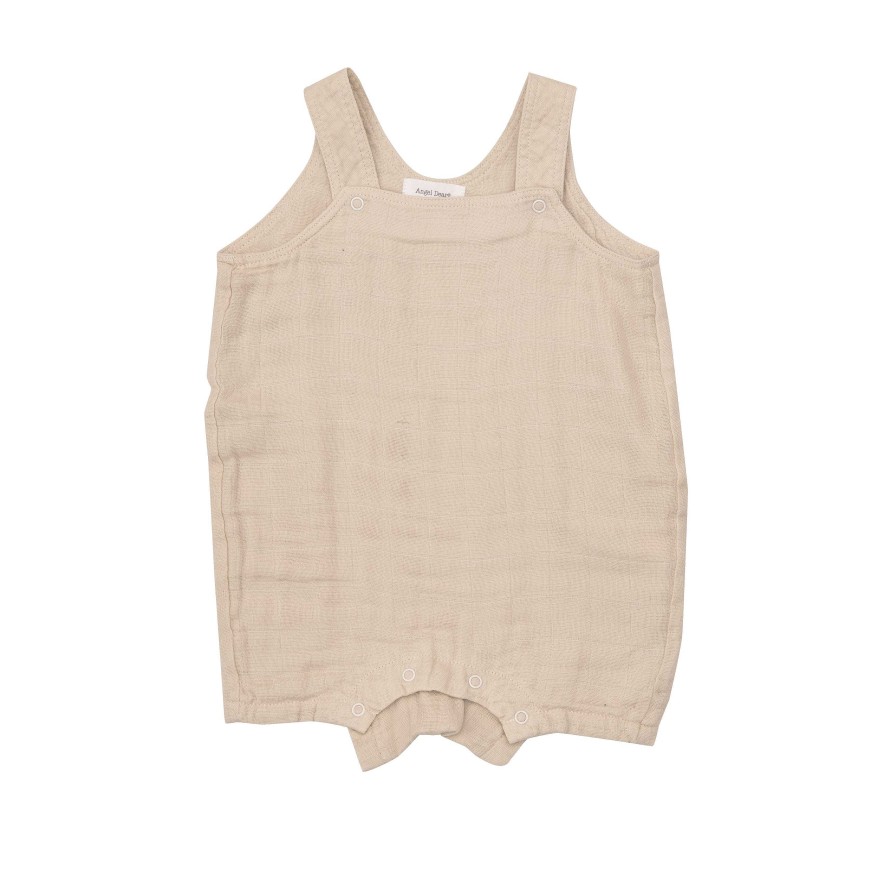 Boy Angel Dear | Overall Shortie, Soft Linen