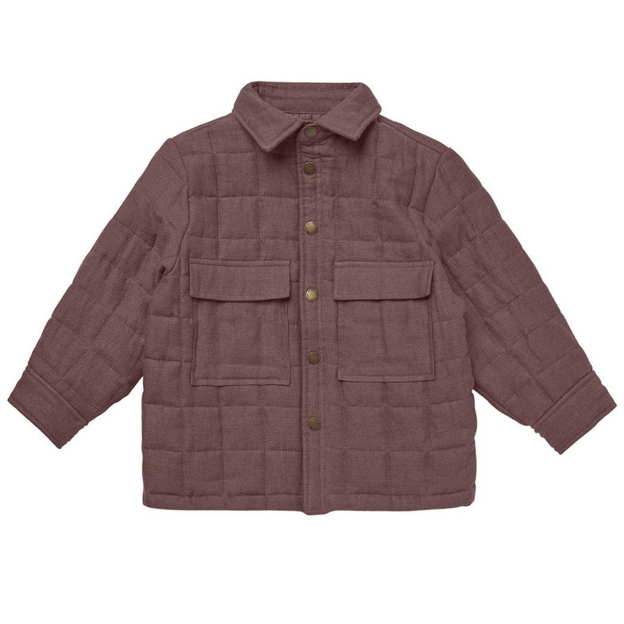 Boy Rylee & Cru | Rylee & Cru Padded Overshirt, Plum