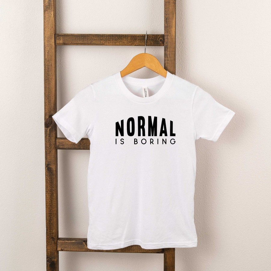 Boy The Juniper Shop | Normal Is Boring Short Sleeve Tee, White