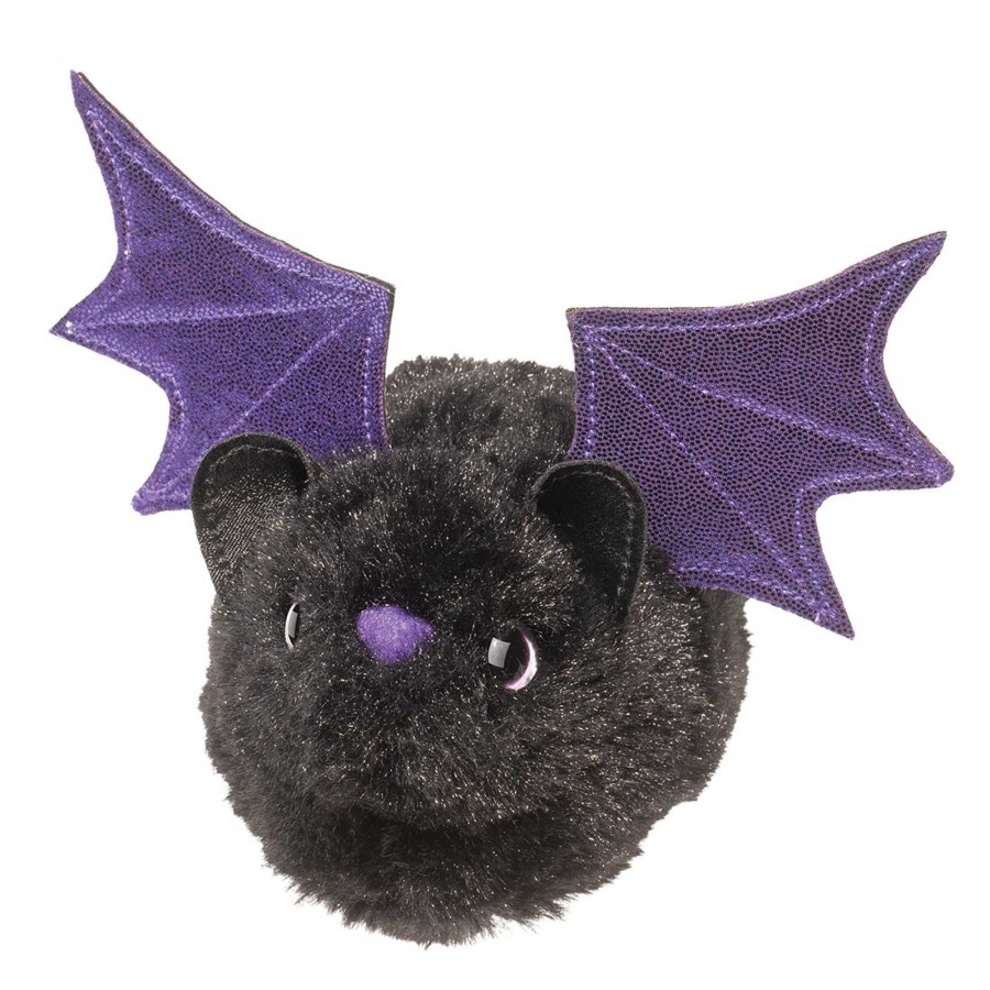 Baby Stuff Douglas Toy Animals | Black Bat With Purple Wings Plush Toy