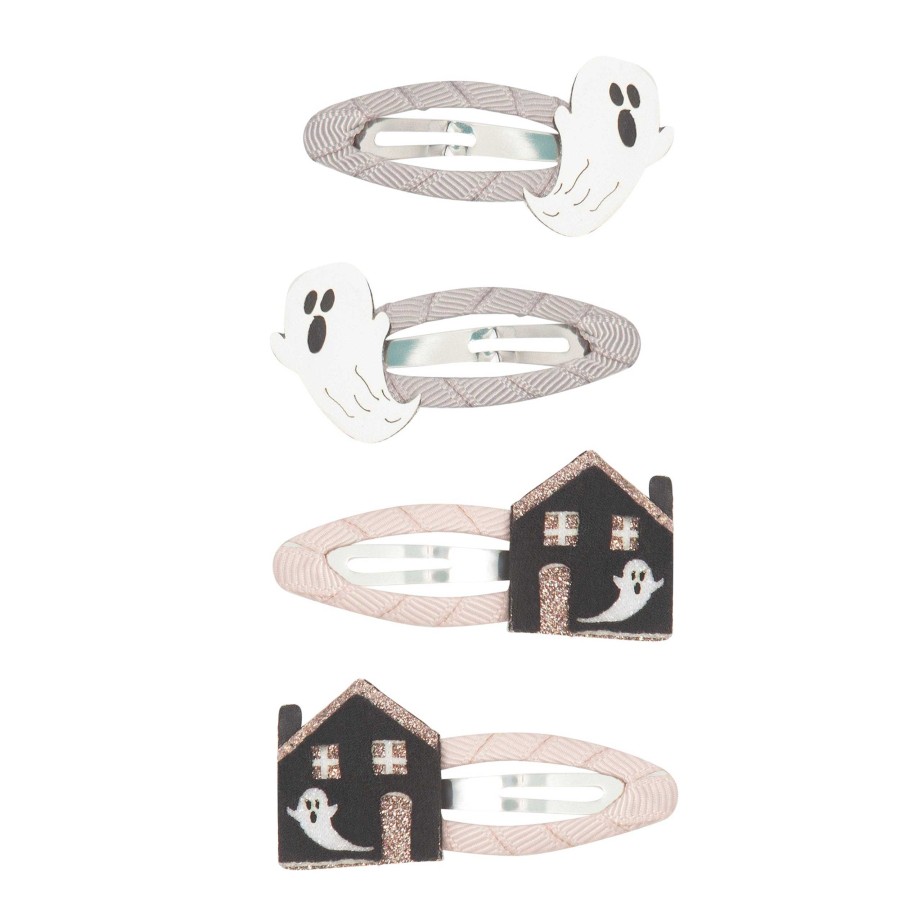 Girl Mimi & Lula | Ghost Haunted House Hair Clip Set