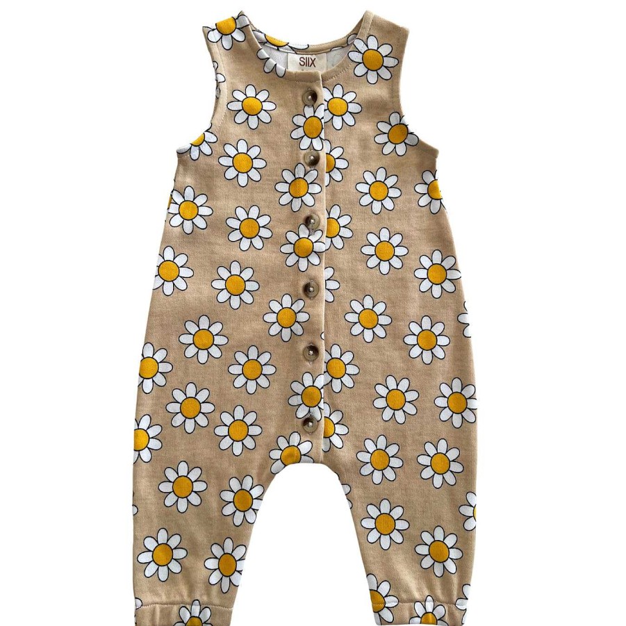 Girl SIIX Collection | Daisy Pop Biscotti / Organic Bay Jumpsuit