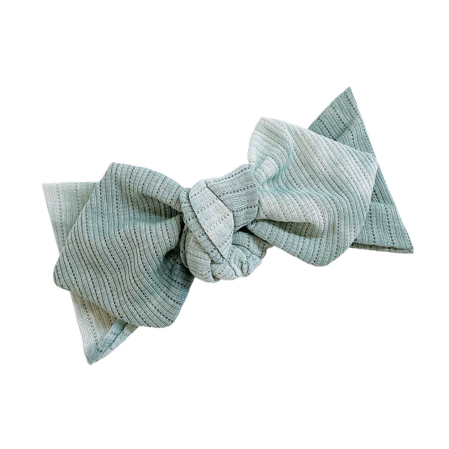 Girl Eyee Kids | Top Knot Headband, Seafoam Tie Dye