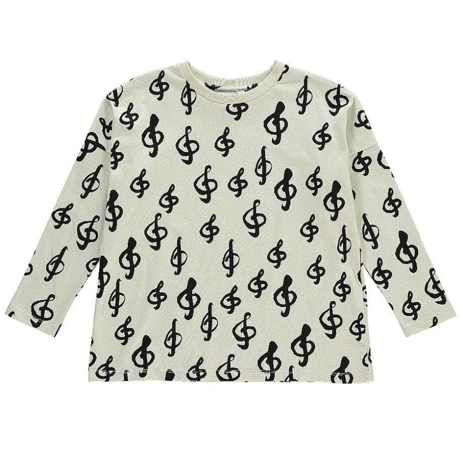 Boy Beau Loves | Long Sleeved Square T-Shirt, Music