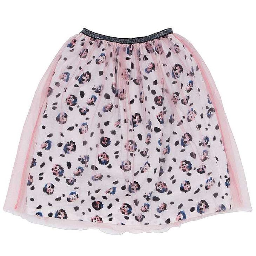 Girl Noe + Zoe | 50'S Skirt, Snow Leopard