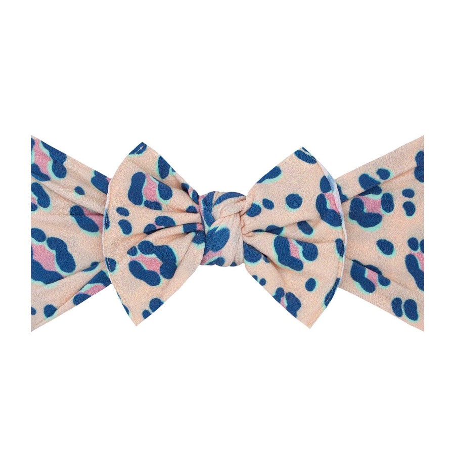 Girl Baby Bling Bows | Printed Knot Bow, Cleo