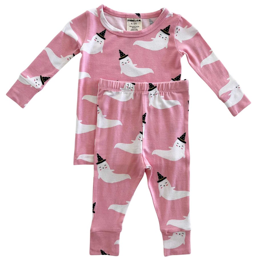 Girl SpearmintLOVE | 2-Piece Set, Pink Ghost