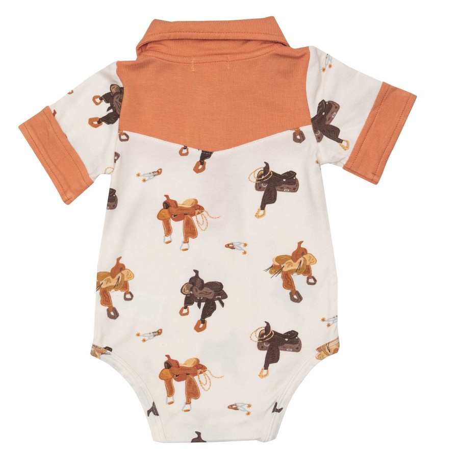 Boy Angel Dear | Cowboy Bodysuit, Western Saddles