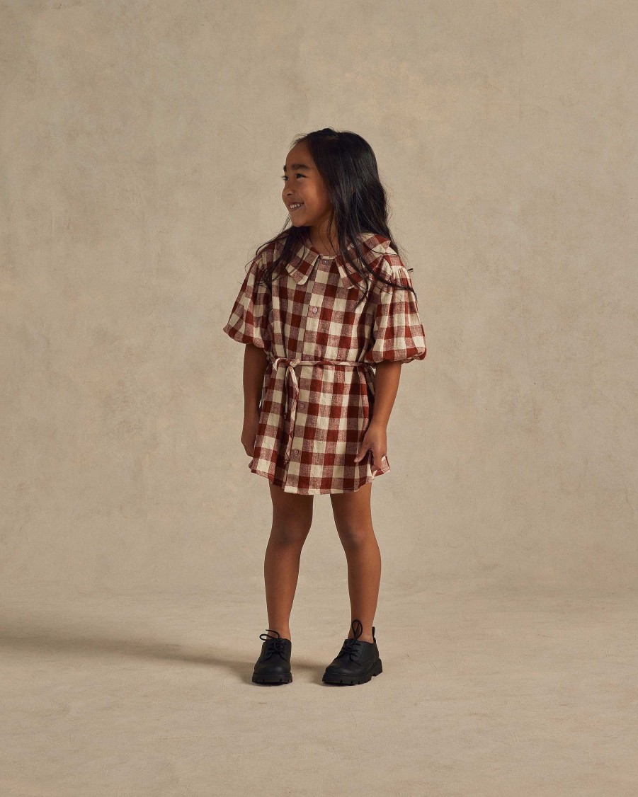 Girl Rylee & Cru | Rylee & Cru Olive Dress, Ruby Plaid