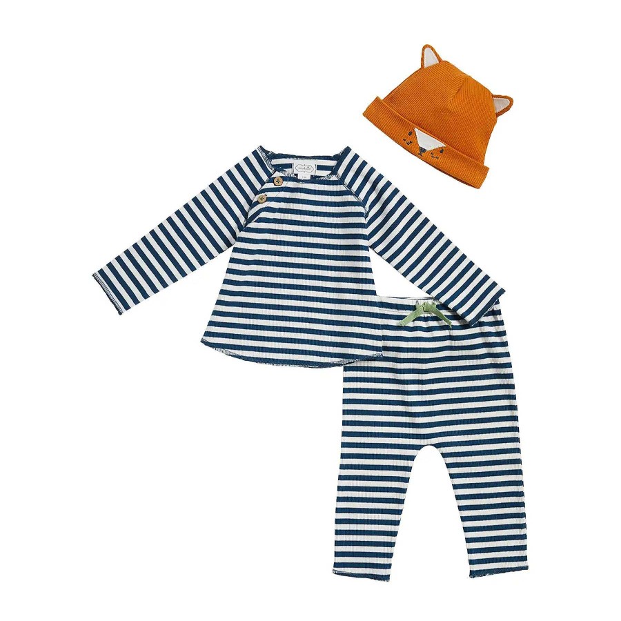 Boy Mud Pie | Fox Waffle Outfit Set