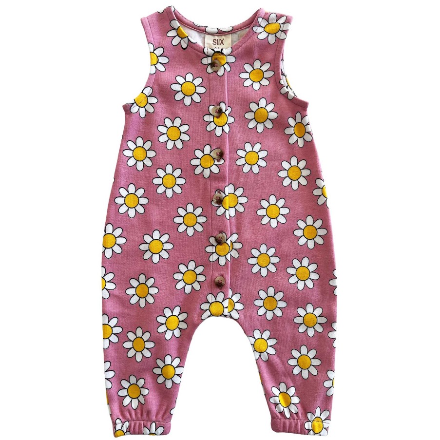 Girl SIIX Collection | Daisy Pop Punch / Organic Bay Jumpsuit