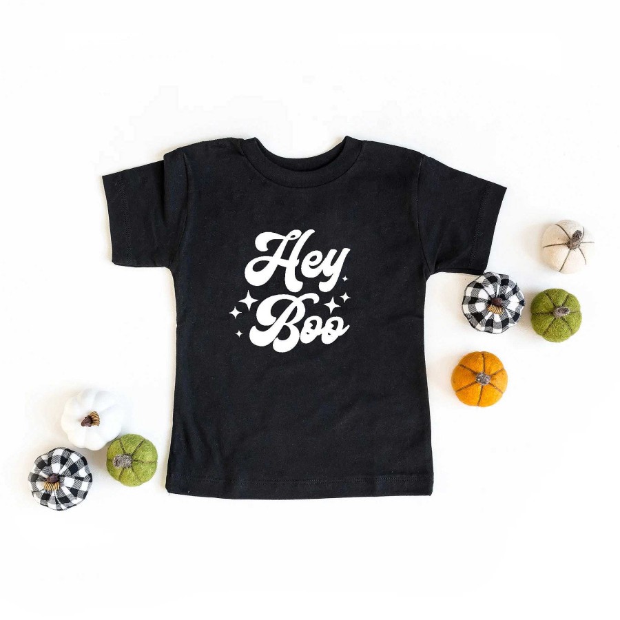 Boy The Juniper Shop | Hey Boo Stars Short Sleeve Tee, Black