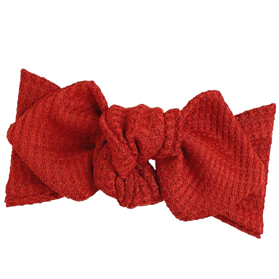 Girl Eyee Kids | Top Knot Headband, Waffle Spiced Pumpkin