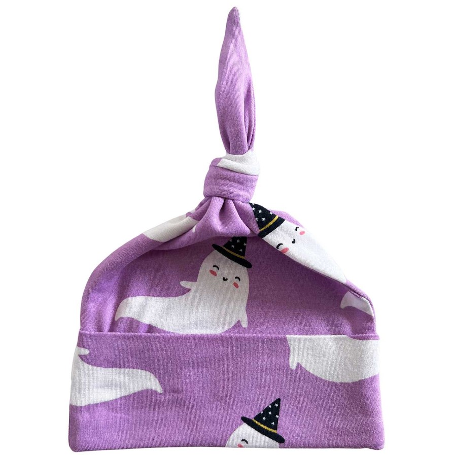 Boy SpearmintLOVE | Knot Beanie, Purple Ghost