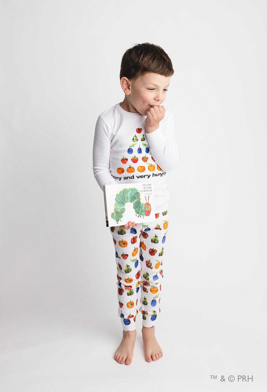 Girl L'ovedbaby | Organic Kids Long Sleeve Pj Set, Still Hungry