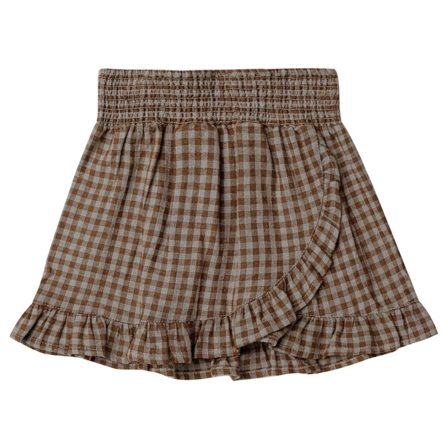 Girl Rylee & Cru | Rylee & Cru Wrap Ruffle Skirt, Gingham