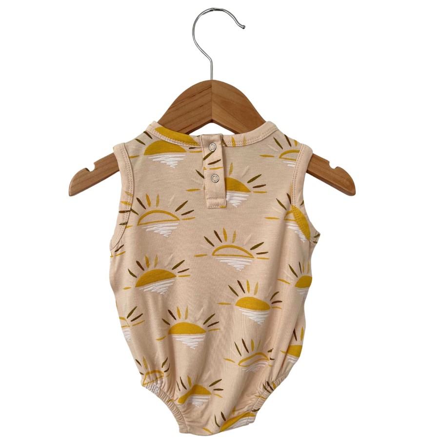 Girl SpearmintLOVE | Bubble Romper, Sand Sun