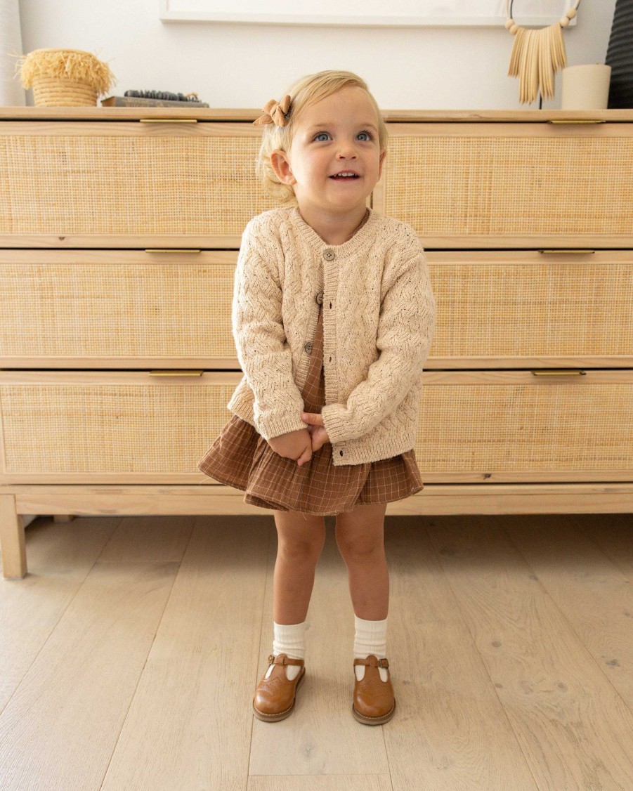 Girl Quincy Mae | Lany Dress, Cinnamon Grid