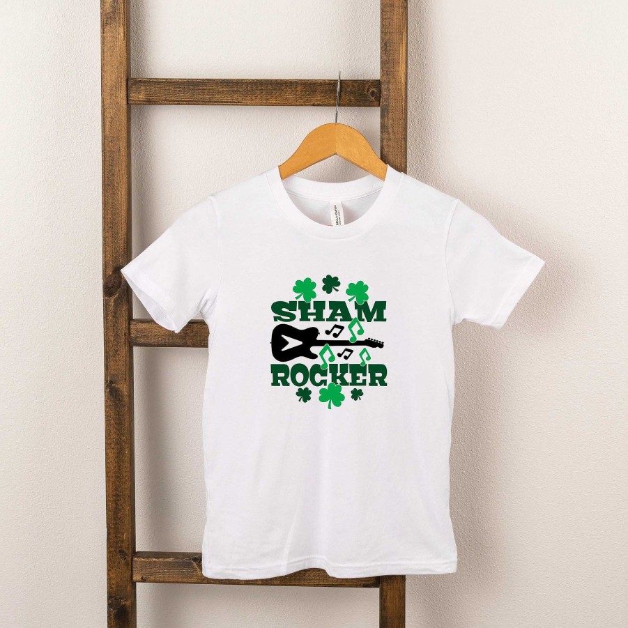 Boy The Juniper Shop | Shamrock Rocker Short Sleeve Tee, White