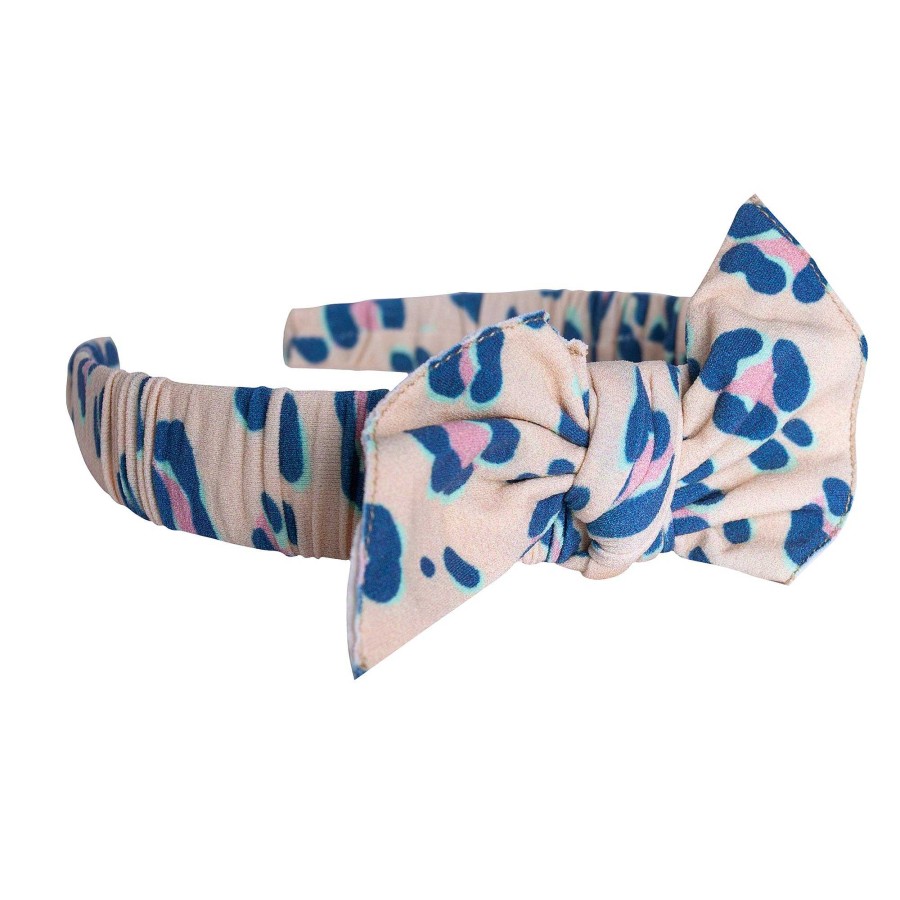 Girl Baby Bling Bows | Printed Tied Hard Headband, Cleo