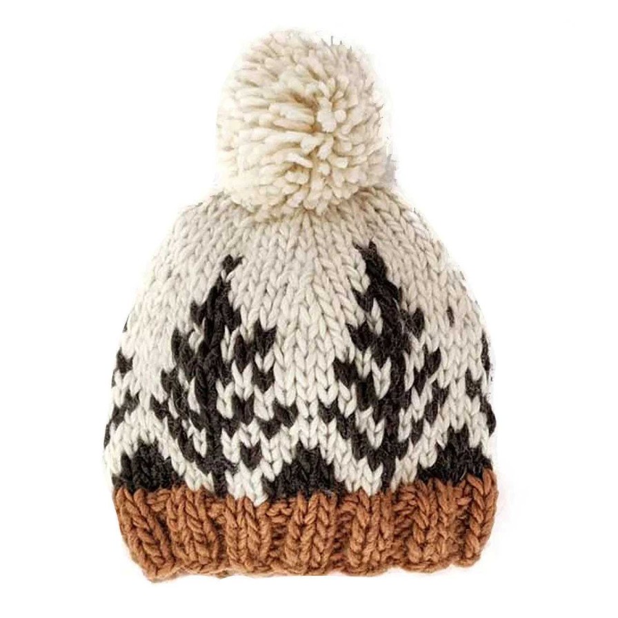 Accessories Huggalugs | Forest Knit Pom Hat