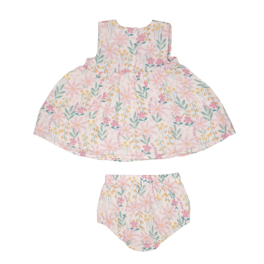 Girl Angel Dear | Kimono Dress & Bloomer, Pinwheel Floral