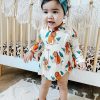 Girl SpearmintLOVE | Long Sleeve Skirted Bodysuit, Lion