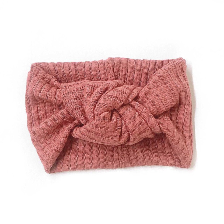 Girl Eyee Kids | Twist Knot Headband, Rose Mauve