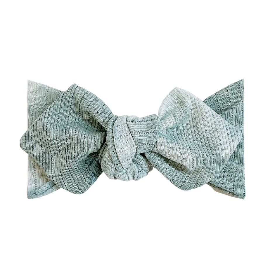 Girl Eyee Kids | Top Knot Headband, Seafoam Tie Dye