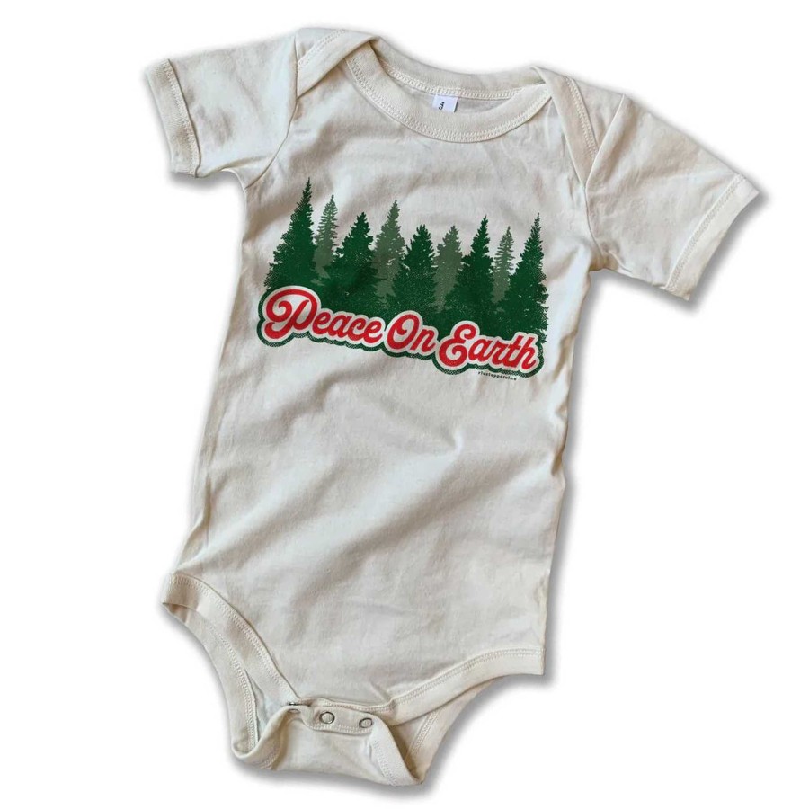 Girl Rivet Apparel Co. | Short Sleeve Bodysuit, Peace On Earth