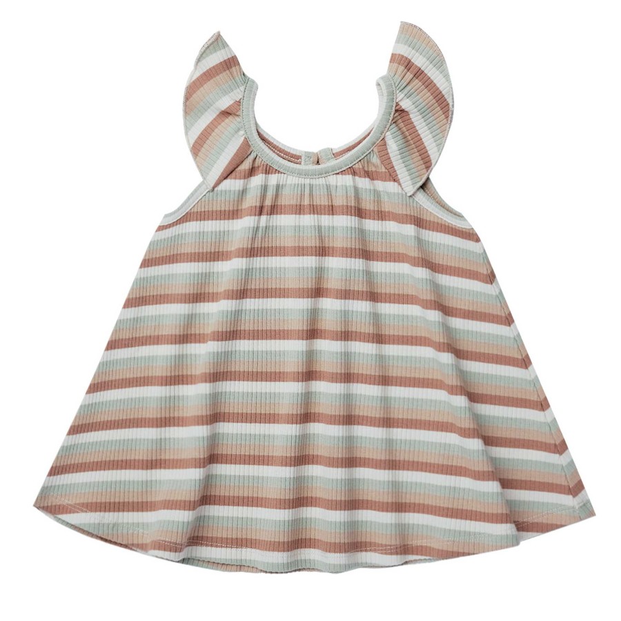 Girl Quincy Mae | Ruffle Swing Dress, Summer Stripe