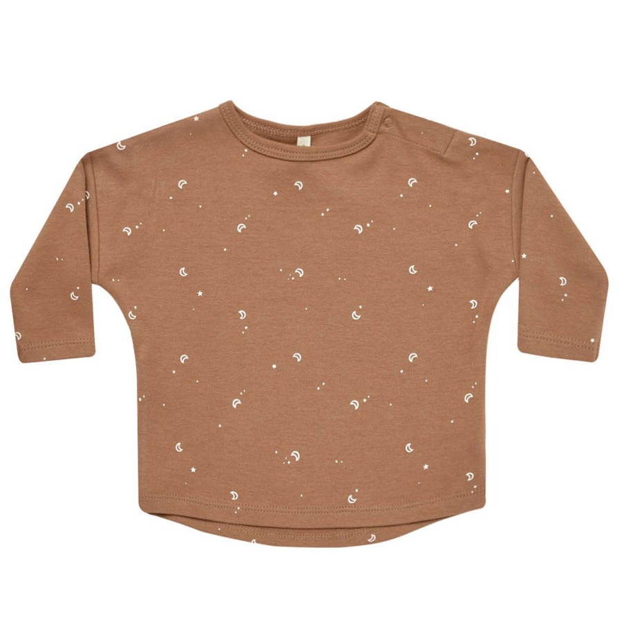 Boy Quincy Mae | Organic Long Sleeve Tee, Moons