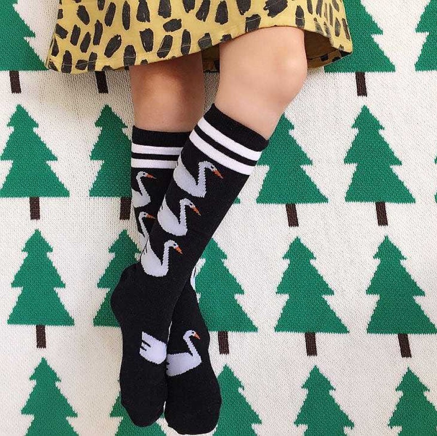 Accessories SpearmintLOVE | Spearmintlove Swan Socks, 7 - 9 Yrs