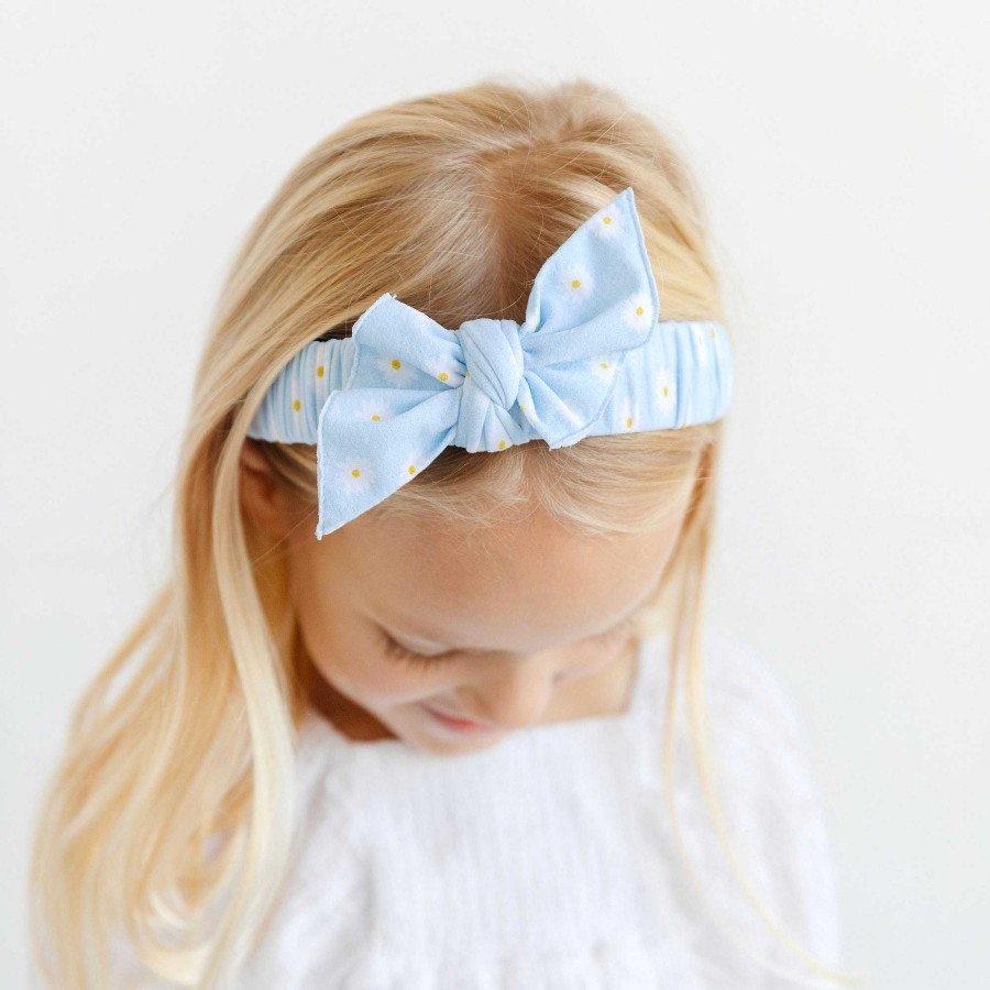 Girl Baby Bling Bows | Printed Tied Hard Headband, Winnie